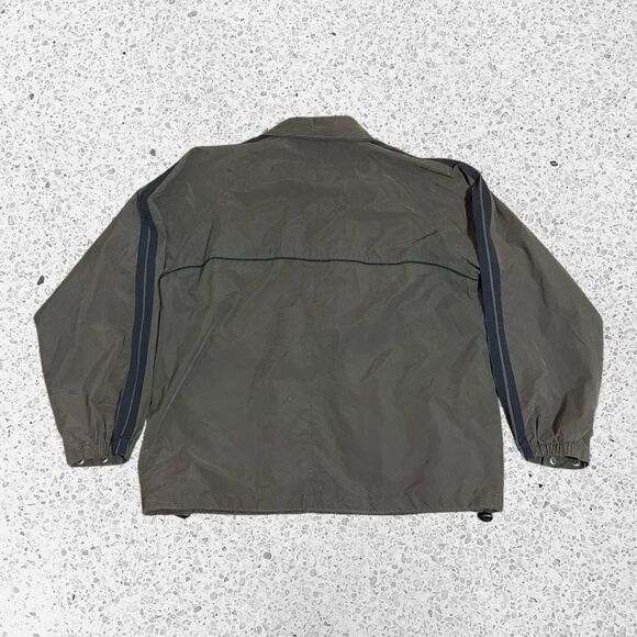 North Bay Mens Sz L Jacket Coat Green Dark Zip - Picture 5 of 5